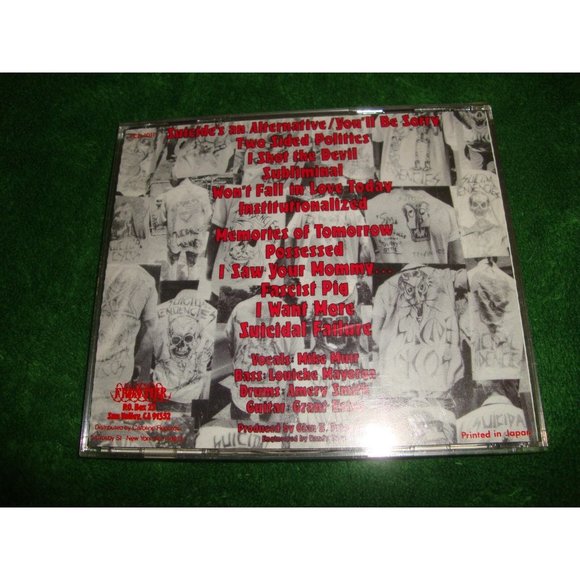 SUICIDAL TENDENCIES frontier cd FCD 1011 made in japan - Picture 2 of 5